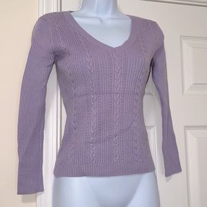 New York & Company Purple Sweater (EUC)